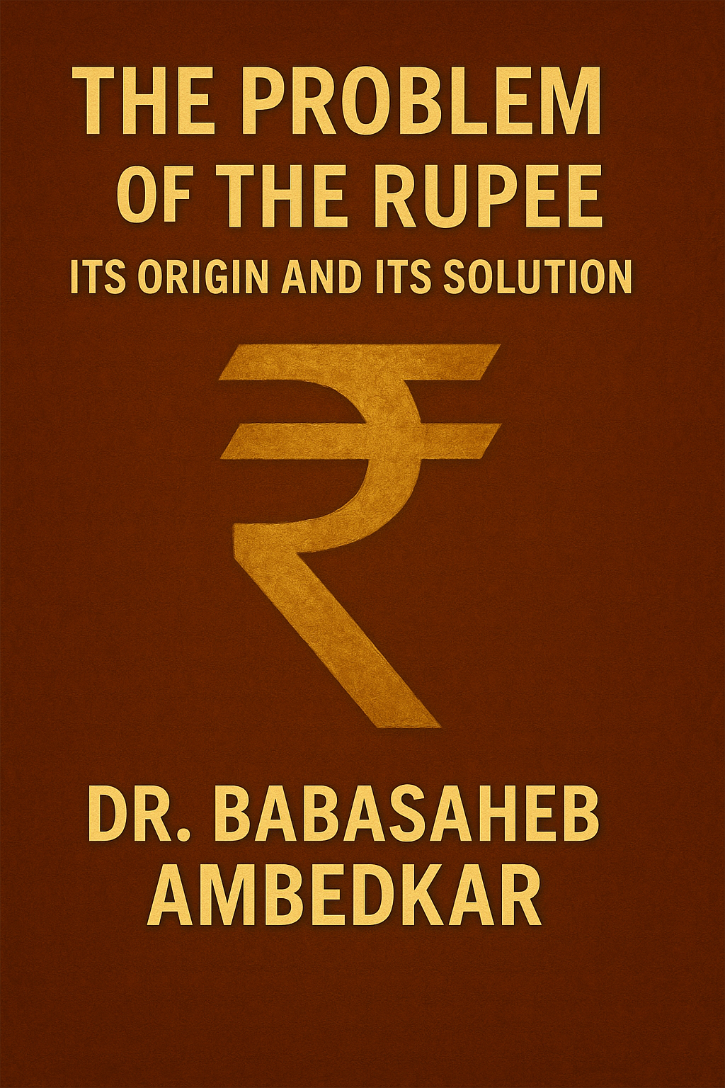 The Problem of the Rupee: Its Origin and Its Solution (1923)